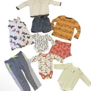 Kids Clothing Lot - Multicolor- total 11 pieces